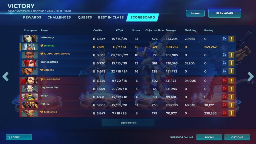 Steam Community :: Screenshot :: A really good comp match. And lol that I  did more damage than BK as he was trash talking their Andro.